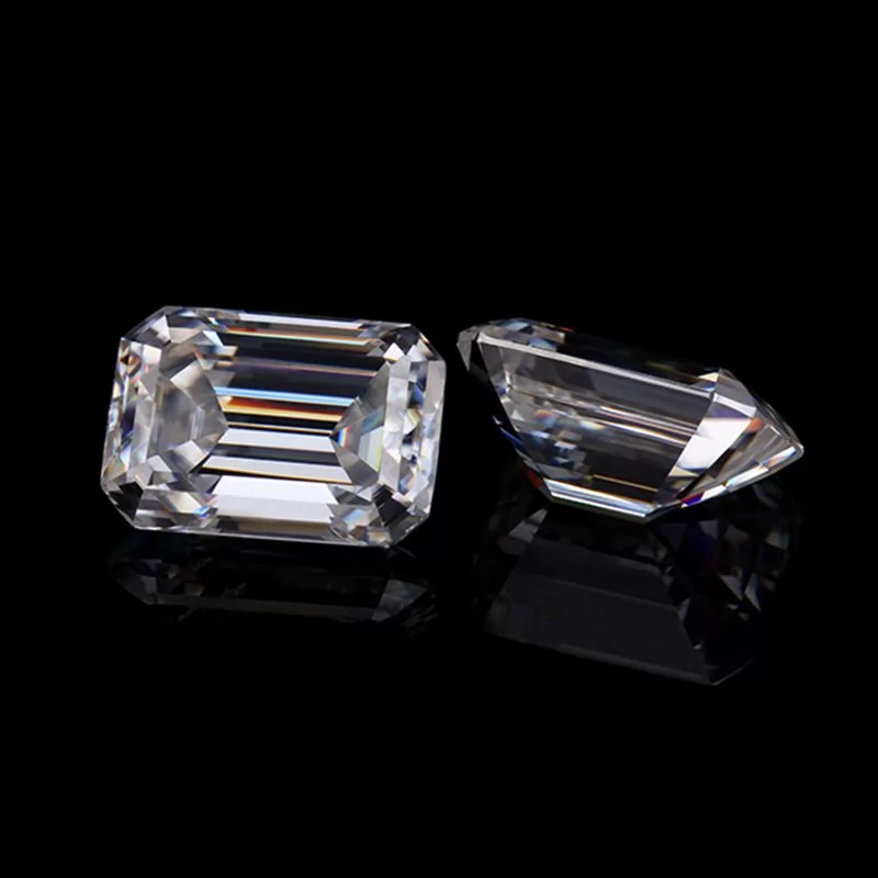 DEF VVS Various Size Octagon Emerald Cut Moissanite