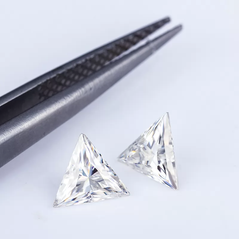 Triangle Cut Moissanite