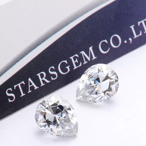 DEF VS Pear Cut 9×11mm Moissanite