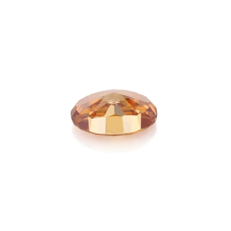 Oval Cut Champagne Color Moissanite